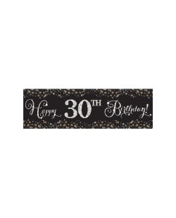 Pancarta Personalizable Gold Sparkling Celebration Add 1.65m x 51cm  ***OFERTA DTO NO ACUMULABLE