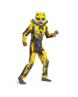 Disfraz Hasbro Transformers Bumblebee Musculo Classic Talla 7-8 Años