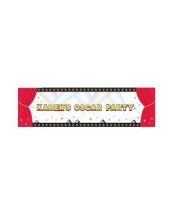 Banderin Gigante Letras Hollywood