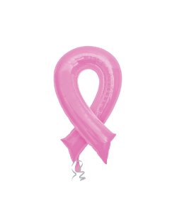 Globo Superforma Lazo Rosado - Metalizado 91cm