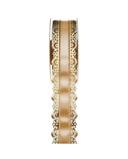 Cinta Encaje Oro Oro 50mm X 20m Polipropileno ***OFERTA DTO NO ACUMULABLE