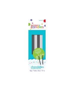 Vela Thin Black &amp; Blanco Sparkling 17.7cm 