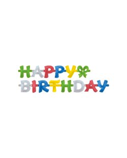 Banderin Letras Happy Bday 140X11cm 