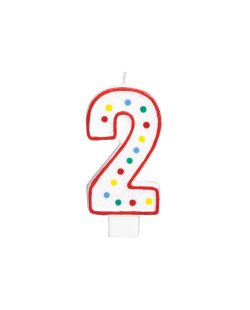 Vela Gigante Puntitos Nº2 ***OFERTA DTO NO ACUMULABLE