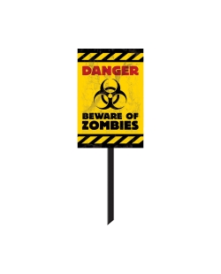 Zombies Plastic Lawn Signs 38cm X 27.7cm ***OFERTA DTO NO ACUMULABLE