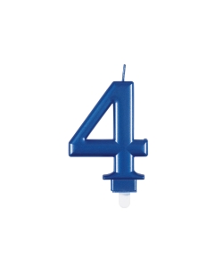 Vela Azul Metal Nº 4