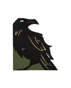 Servilletas Forma Cuervo
