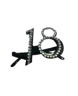 Gafas Negras Diamantes Nº 18