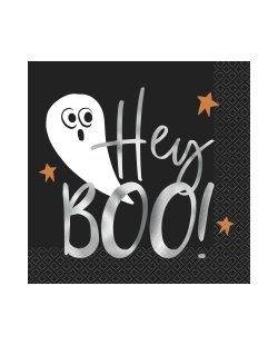 Servilletas 33X33 Murcielagos Y Sustos Estamp.Metal