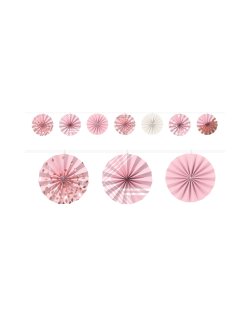 GUIRNALDA MINI FAROLILLOS ROSA DORADO 3,65m ***OFERTA DTO NO ACUMULABLE