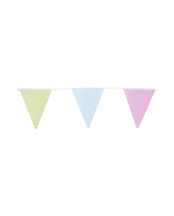 Banderines Tonos Pastel 6m Papel