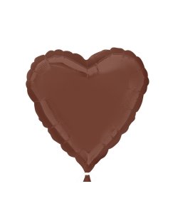 18/45cm Corazon Marron-Chocolate ***OFERTA DTO NO ACUMULABLE