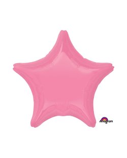 Bright Bubble Gum Pink Star 