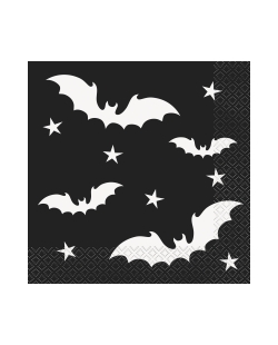 Servilletas 33X33 Murcielagos