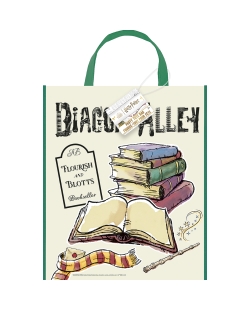 Bolsa Plastico Asas Harry Potter 30X38cm