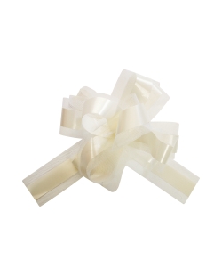 Lazo Facil Tul Marfil 50mm Polipropileno Y Poliester ***OFERTA DTO NO ACUMULABLE
