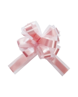 Lazo Facil Tul Rosa 50mm Polipropileno Y Poliester ***OFERTA DTO NO ACUMULABLE
