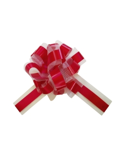 Lazo Facil Tul Rojo 50mm Polipropileno Y Poliester ***OFERTA DTO NO ACUMULABLE