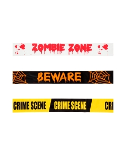 Cintas Señal Crime Scene-Beware-Zombie