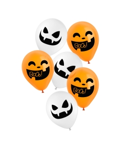 Globos Latex Halloween Booo! 23cm