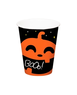 Vasos 250ml Carton Halloween Booo!