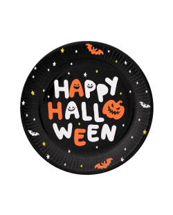 Platos 23cm Carton Halloween Booo!