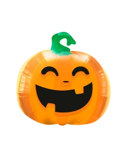 Globo Forma Foil Calabaza Halloween Booo! 56cm