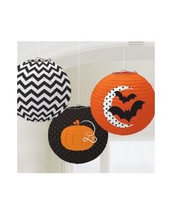 Decoracion Colgante Farolillos Hwn Papel 24,1cm 