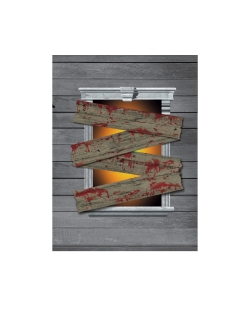 Decor. Ventana Tableros Plastico 69X14 cm 