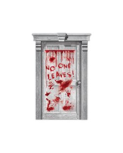 DECOR. PUERTA: HUELLAS DE SANGRE ***OFERTA DTO NO ACUMULABLE