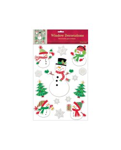 Decor. Ventana Embossed Snowman 