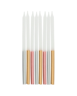 Velas Glamour Metal 10cm