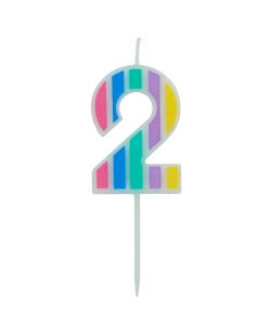 Vela Nº 2 Pastel Multicolor