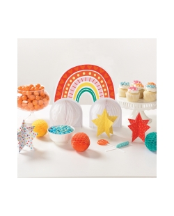 Kit Decor. Mesa Arcoiris Retro 33cm/12.7cm/12.7cm 