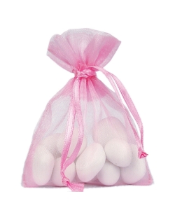 Bolsa Rosa 7.5X10cm Tela Organza ***OFERTA DTO NO ACUMULABLE