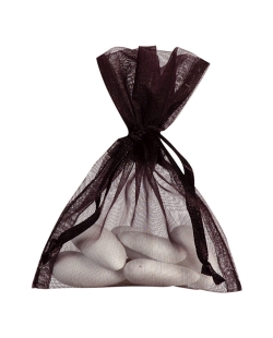 Bolsa Negro 7.5X10cm Tela Organza ***OFERTA DTO NO ACUMULABLE