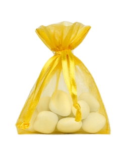 Bolsa Amarillo 7.5X10cm Tela Organza ***OFERTA DTO NO ACUMULABLE