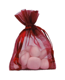 Bolsa Burdeos 7.5X10cm Tela Organza ***OFERTA DTO NO ACUMULABLE