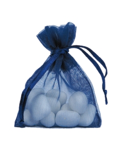 Bolsa Azul Marino 7.5X10cm Tela Organza ***OFERTA DTO NO ACUMULABLE