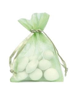 Bolsa Verde 7.5X10cm Tela Organza ***OFERTA DTO NO ACUMULABLE