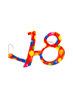 Gafas Rojas Globos Nº 18