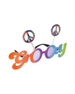 Gafas Estilo Groovy Años 60 