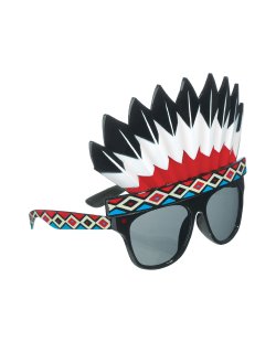 Gafas con Patron Bandana y Gorra Estilo Indio 