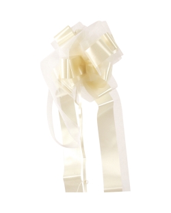 Lazo Facil Tul Marfil 100mm Polipropileno Y Poliester ***OFERTA DTO NO ACUMULABLE