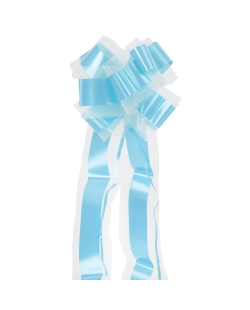 Lazo Facil Tul Azul Pastel 100mm Polipropileno Y Poliester ***OFERTA DTO NO ACUMULABLE