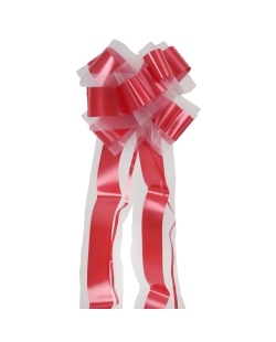 Lazo Facil Tul Rojo 100mm Polipropileno Y Poliester ***OFERTA DTO NO ACUMULABLE