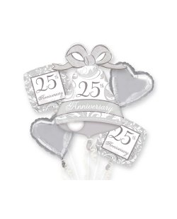 B.Bouquet Aniversario 25 Plata ***OFERTA DTO NO ACUMULABLE