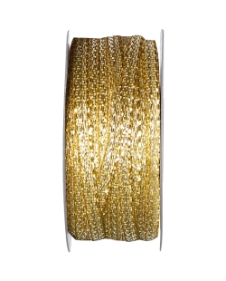 Cinta Lazo Metal Oro 3mm X 25m Polipropileno ***OFERTA DTO NO ACUMULABLE