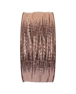 Cinta Lazo Metal Rosa 3mm X 25m Polipropileno ***OFERTA DTO NO ACUMULABLE