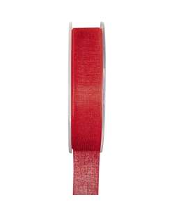 Cinta Organdi Rojo 15mm X 20m Poliester ***OFERTA DTO NO ACUMULABLE